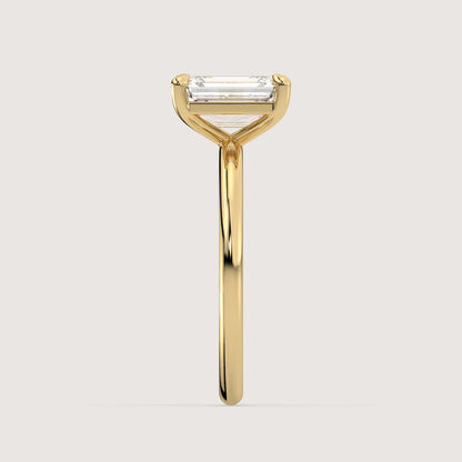 Emma - Emerald Solitär Ring