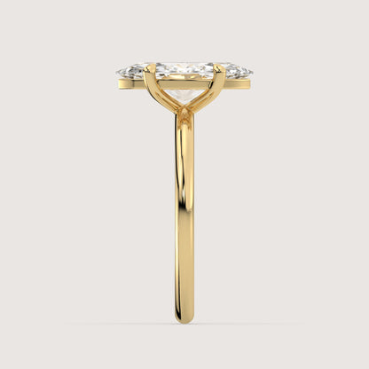 Mary – Marquise Solitär Ring