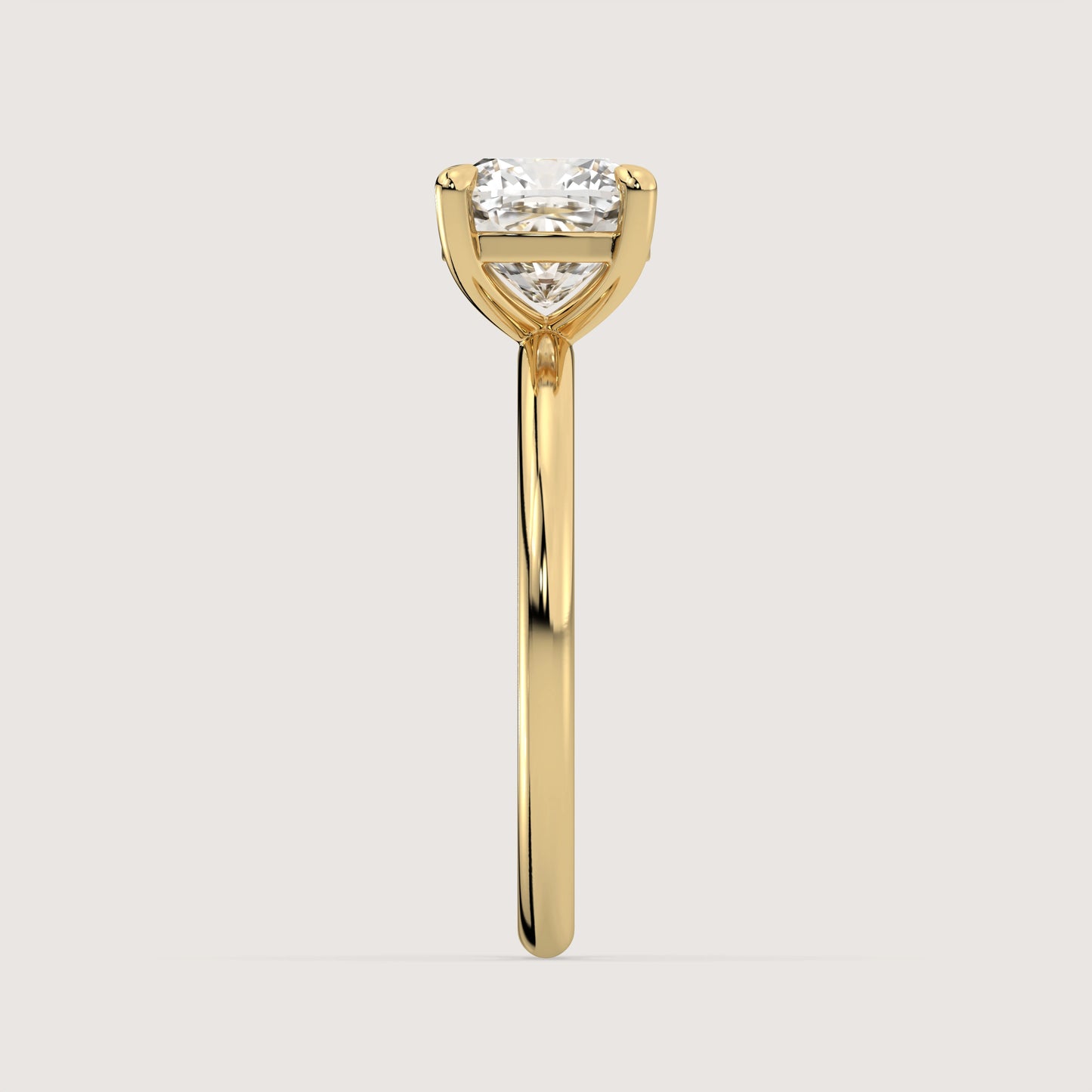 Celine - Cushion Solitär Ring