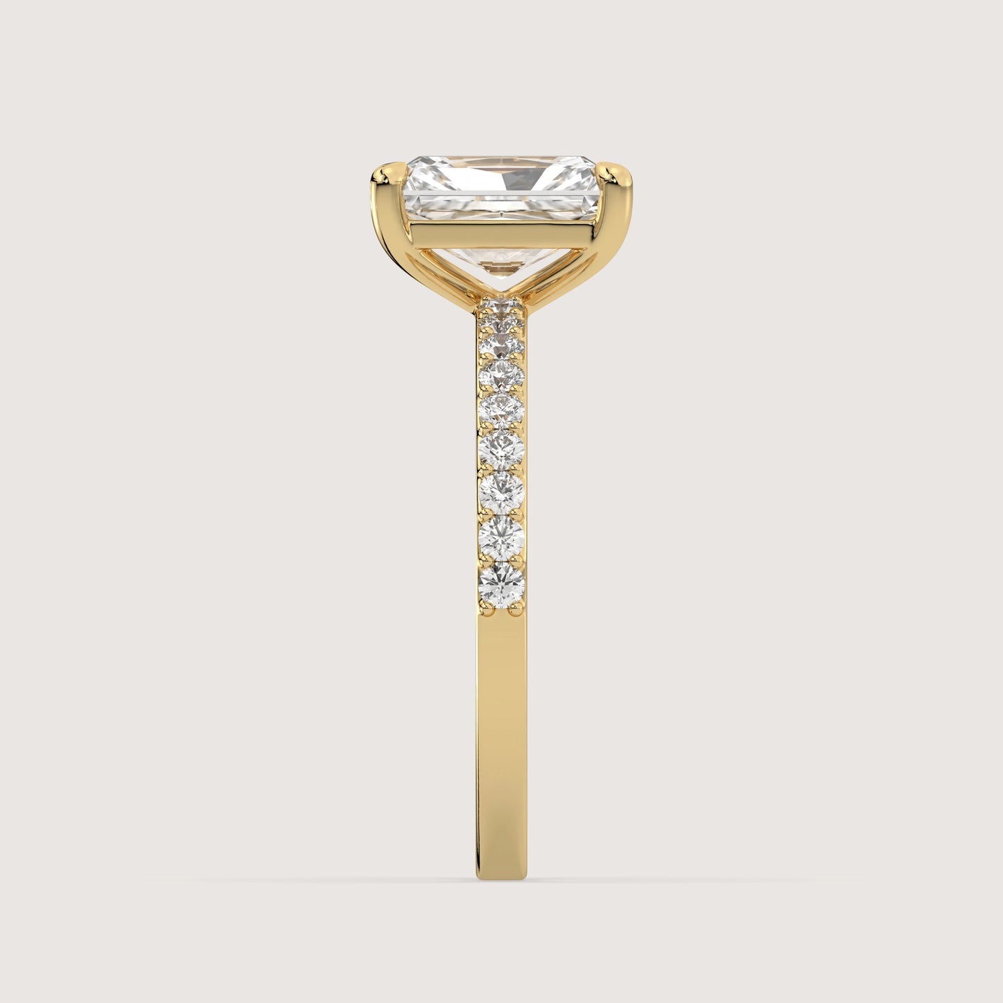 Rafaela - Radiant Solitär Pavé Ring