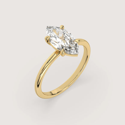 Mary – Marquise Solitär Ring