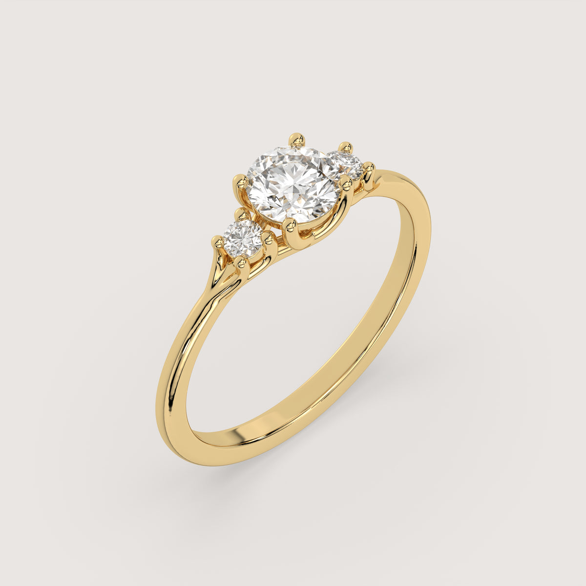 Joleen - Round Trilogy Ring