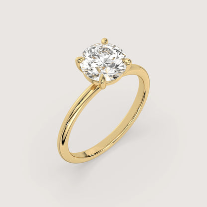Romy - Round Solitär Ring