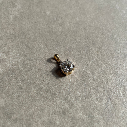 Ana Diamant Anhänger | 18K Gelbgold (sofort lieferbar)